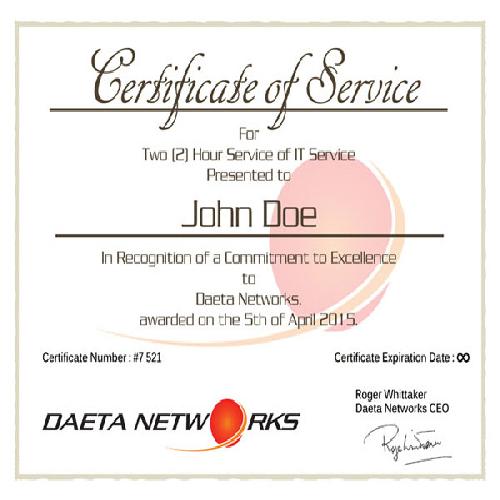 Certificates Design Services